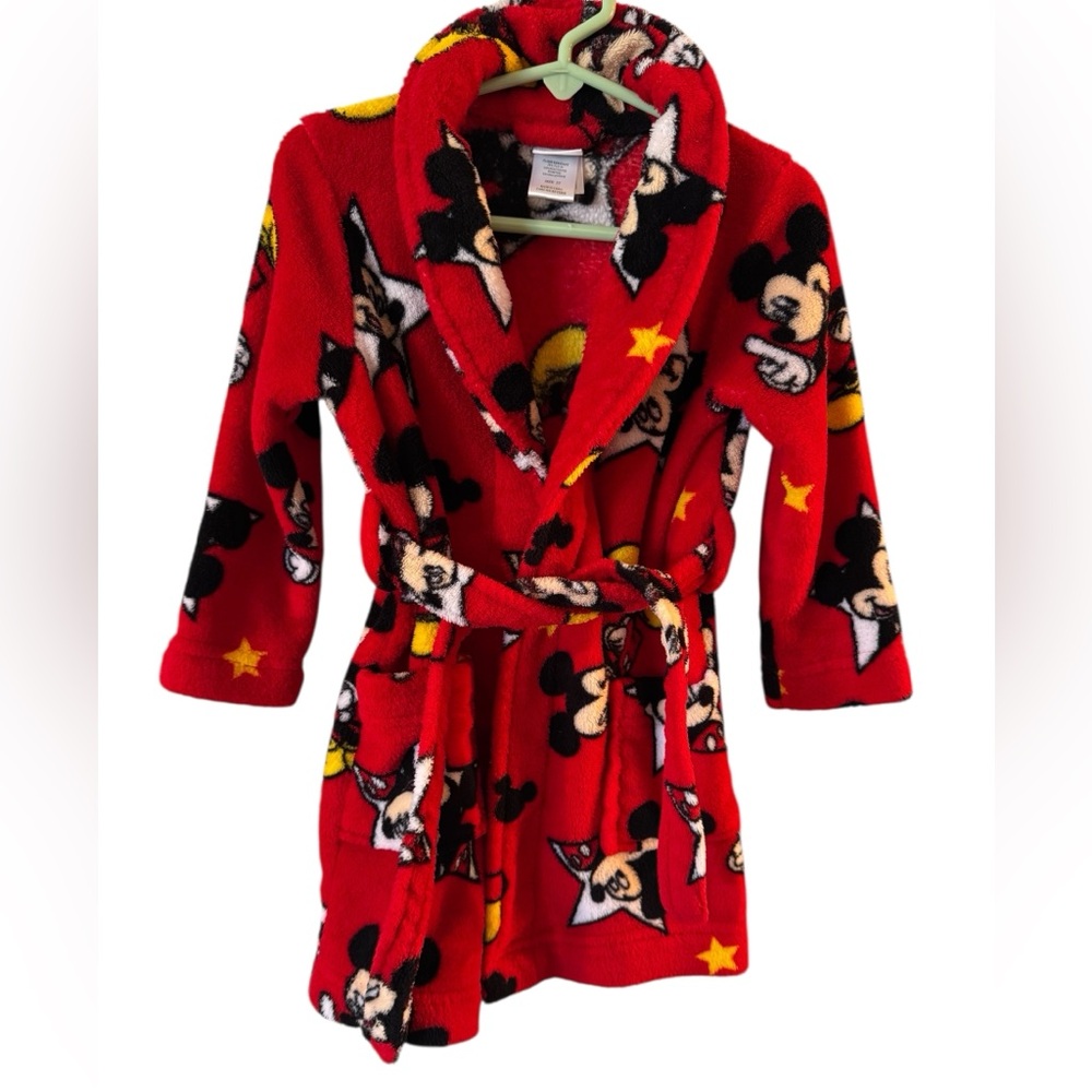 Disney Mickey Mouse Fleece Toddler Bathrobe